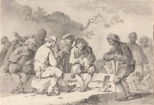 Autorretrato con Campesinos de Appenzell