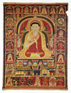 Retrato del Gran Thangpa de Tibetan School