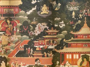 Escenas de la vida del Buda Shakyamuni