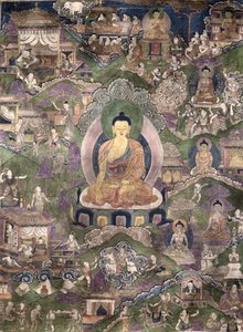 Thangka del Buda