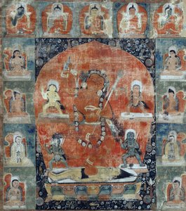 Cultura tibetana: Mandala de Samvara (detalle) de Tibetan School