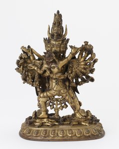Yamantaka, siglo XVI de Tibetan School