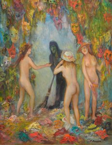 La bruja y las jóvenes