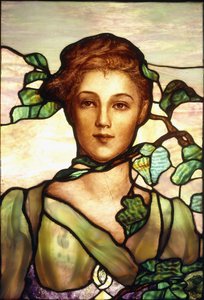 Retrato en Vidrio Plomado, c.1900