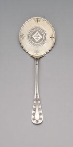 Servidor de pasteles de trigo sarraceno con patrón "Daisy", c.1875-80 de Tiffany and Company