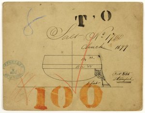 Diseño para salero n.º 1700 de Tiffany and Company