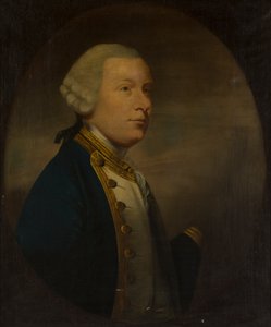 Retrato de Medio Cuerpo del Almirante Robert Duff de Fetteresso de Tilly (manner of) Kettle