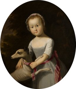 Retrato de Miss Charlotte Bridgeman de niña (1800-1877), c.1805-15 (óleo sobre lienzo) de Tilly Kettle