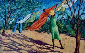 Un día ventoso 2019 (aceite) de Tilly Willis