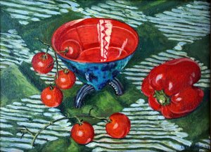 Tomates y pimiento