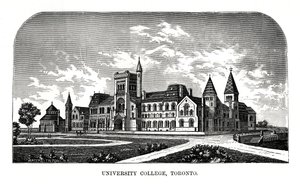University College, Toronto, Canadá, siglo XIX de Tilton Waters