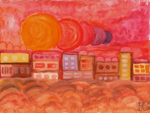 El sueño de una ciudad llena de color de Tim Hoinkis