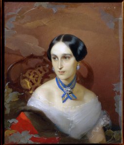 Retrato de Natalia Pushkina Lanskaya (Natalia Nikolaievna Gontcharova
