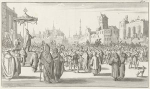 El Papa Urbano II predica la Primera Cruzada de Timotheus Ten Hoorn