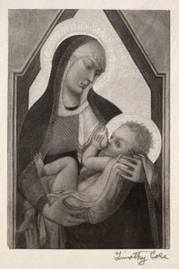 Viejos maestros italianos: Madonna y el niño, 1888-1892 de Timothy Cole