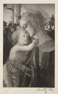 Viejos maestros italianos: Madonna y niño, 1890