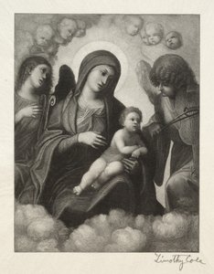 Antiguos maestros italianos: Madonna y el niño en la gloria, 1891