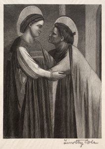 Viejos maestros italianos: María y Isabel, 1886 de Timothy Cole