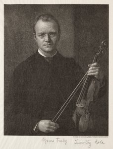 Viejos Maestros Italianos: Retrato de Timothy Cole Hombre con Violín, 1892
