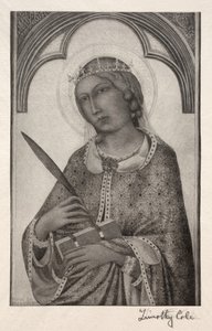 Viejos maestros italianos: Santa Catalina de Alejandría, 1888-1892 de Timothy Cole