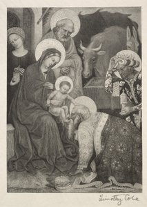 Viejos maestros italianos: La adoración de los magos, 1887 de Timothy Cole