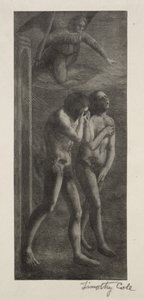 Viejos maestros italianos: La expulsión del paraíso, 1888 de Timothy Cole