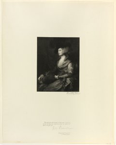 Retrato de la Sra. Siddons, de Viejos Maestros Ingleses