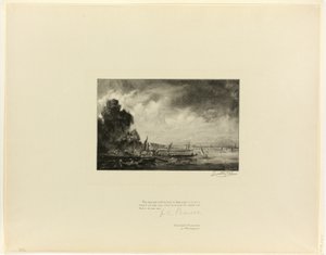 Puente de Waterloo (un boceto), de Viejos Maestros Ingleses