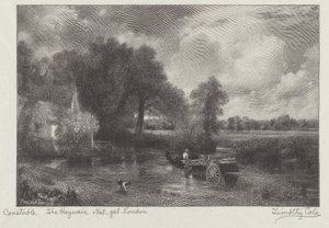 El carro de heno de Timothy Cole after John Constable
