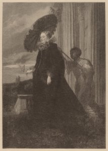 Marchesa Elena Grimaldi, Esposa de Marchese Nicola Cattaneo de Timothy Cole after Sir Anthony van Dyck