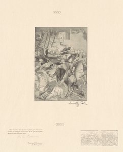 Batalla de San Eusebio de Timothy Cole after Spinello Aretino