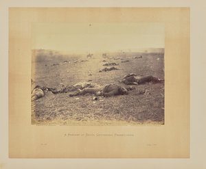 Una cosecha de muerte, Gettysburg, Pensilvania