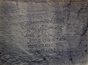 Registro Histórico Español de la Conquista, Lado Sur de la Roca de la Inscripción, Nuevo México de Timothy H. O
