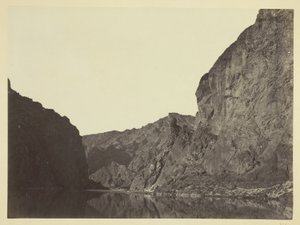 Cañón Negro, Río Colorado, mirando hacia abajo desde el Campamento Big Horn de Timothy O
