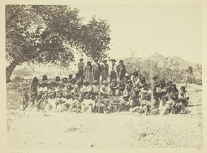 Grupo de indios Pah-Ute, Nevada de Timothy O