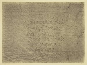 Historic Spanish Record of the Conquest, South Side of Inscription Rock, N.M. Geographical  Geological Explorations  Surveys West of the 100th Meridian. Expedición de 1873. -Teniente Geo. M. Wheeler, Cuerpo de Ingenieros, al mando. de Timothy O