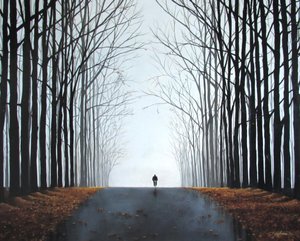 Morning Bike (acrílico sobre lienzo), 2016