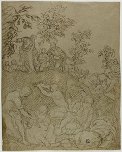 Milagro de los panes y los peces de Tintoretto