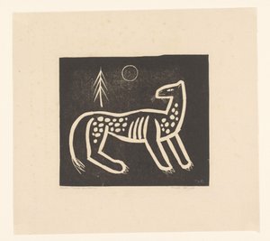Tigre de Tinus van Doorn (signed by artist)