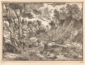 Paisaje con San Jerónimo de Titiaan