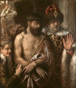 Cristo mostrado al pueblo (Ecce Homo) de Titian (Tiziano Vecellio)