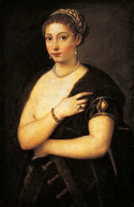 Chica con pieles de Titian (c.1488 1576)