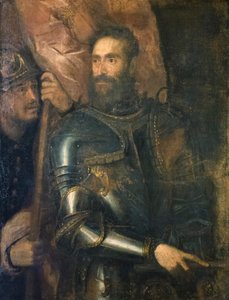Retrato de Pier Luigi Farnese de Titian (c.1488 1576)