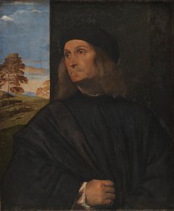Retrato del pintor veneciano Giovanni Bellini? de Tiziano Vecelli