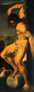 San Sebastián (detalle) de Titian (c.1488 1576)