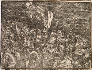 Sumersión del ejército del Faraón en el Mar Rojo de Titian (c.1488 1576)