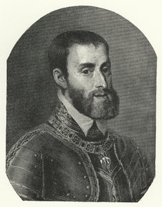 Carlos V, Emperador del Sacro Imperio Romano (grabado)