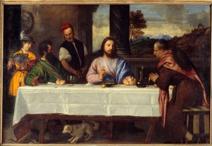 Cena en Emaús de Titian (c.1488 1576)