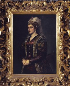 Retrato de Caterina Coronaro 1542 de Tiziano Vecelli
