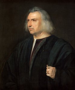 Retrato de Hombre (o médico Gian Giacomo Bartolotti de Parma) de Titian (c.1488 1576)